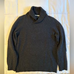 Blue Vince shawl collar sweater